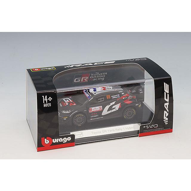 ブラゴ 1/43 トヨタ GR ヤリス ラリー1 WRC #69 K.ロヴァンペラ クリア