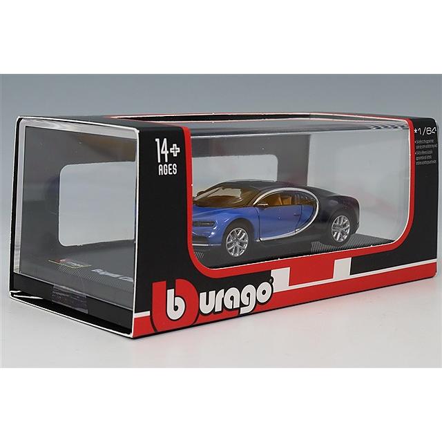 ブラゴ 1/64 ブガッティ シロン メタリックブルー : キッドボックス