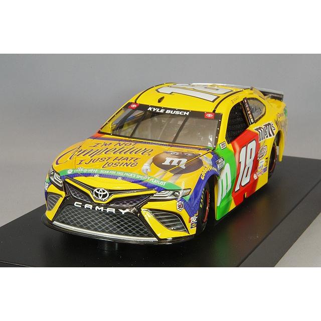 ミニカー/完成品 ライオネルレーシング 1/24 トヨタ カムリ "M&M'S メッセージ コンペティティブ" 2021 NASCAR #18 K.ブッシュ エリート｜kidbox