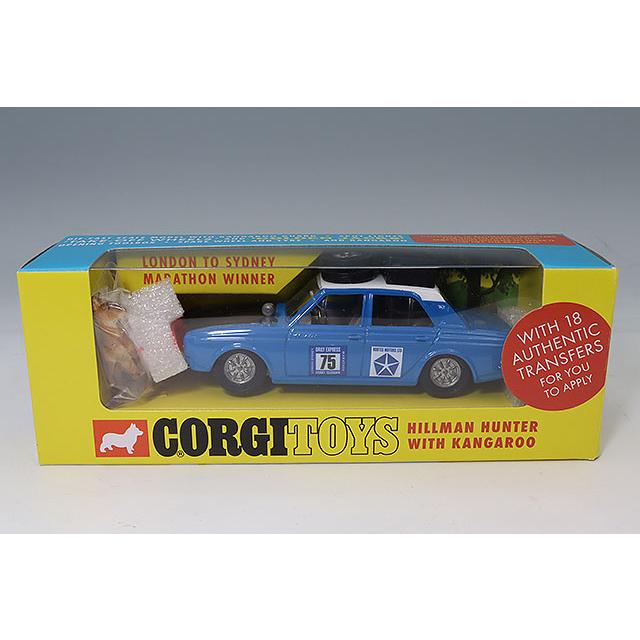 コーギー　ヒルマンハンター　ミニカー コーギー 1/43 #302 ヒルマンハンター カンガルー フィギュア付