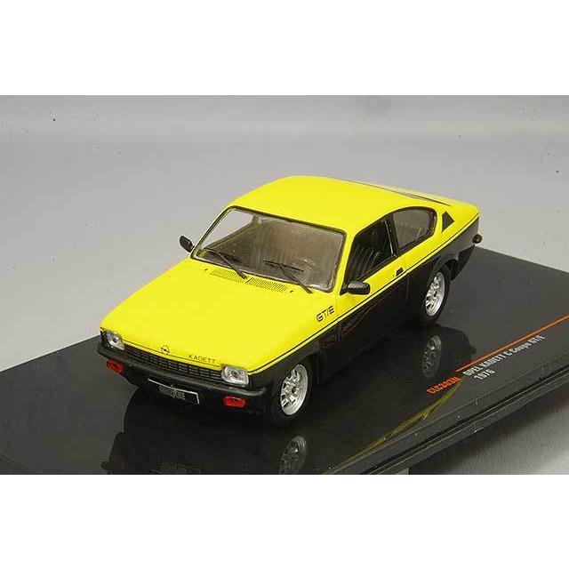 イクソ 1/43 オペル カデット C クーペ GT/E 1976 イエロー/ブラック