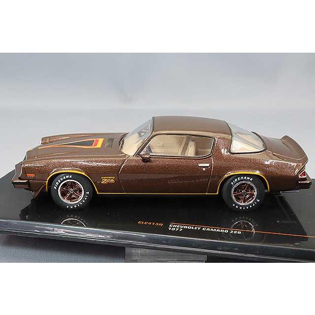 ミニカー/完成品 イクソ 1/43 シボレー カマロ Z28 1977 ブラウン
