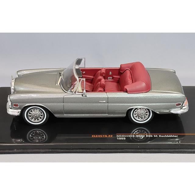 ミニカー/完成品 イクソ 1/43 メルセデスベンツ 280SE 1969 メタリックグレーの画像