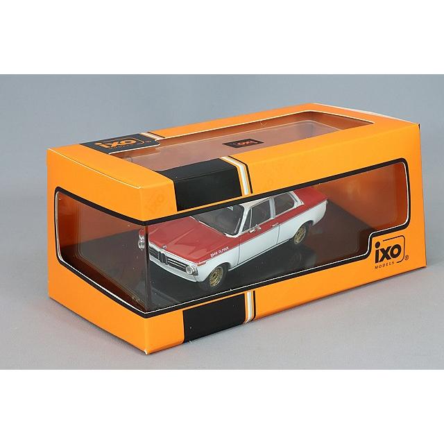 イクソ 1/43 アルピナ 2002 Tii 1972 ホワイト/レッド : キッド
