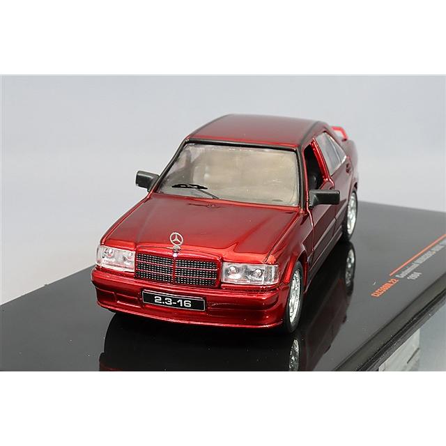 イクソ 1/43 メルセデスベンツ 190E 2.3 16V 1984 メタリックレッド