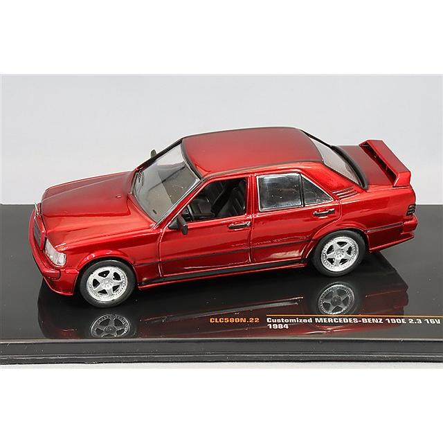 1/43 メルセデス ベンツ 190E 2.3-16 1984 イクソ 1/43 メルセデスベンツ 190E 2.3 16V 1984 メタリックレッド