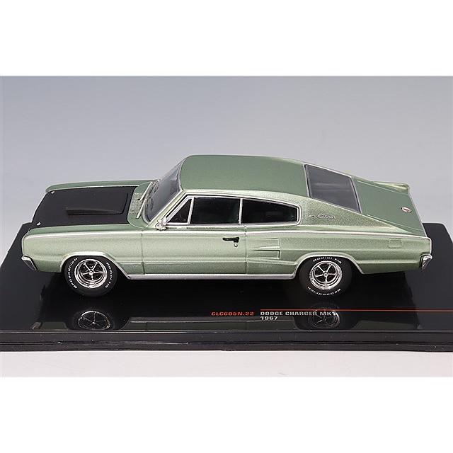 イクソ 1/43 ダッジ チャージャー MK1 1967 グリーン : キッドボックス