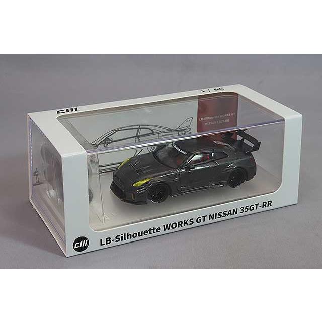 CMモデル 1/64 日産 LB-WORKS GT35RR スーパーシルエット フルカーボン