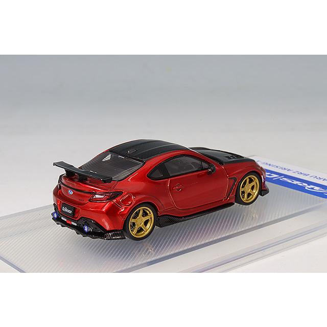 CMモデル 1/64 スバル BRZ バリス ワイドボディ メタリックレッド