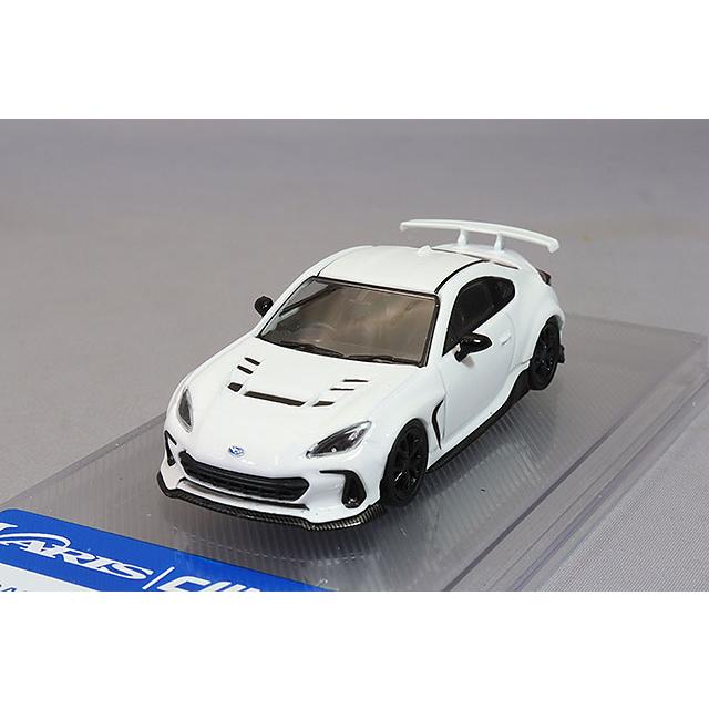 CMモデル 1/64 スバル BRZ バリス ワイドボディ ホワイト : キッド