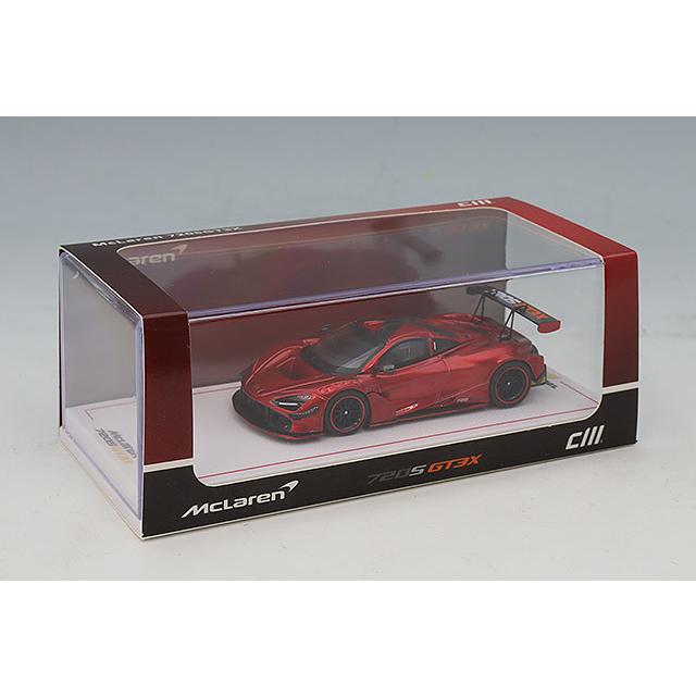 CMモデル 1/64 マクラーレン 720SGT3X メタリックレッド : キッド