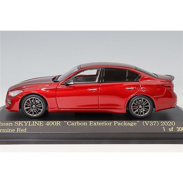 CARNEL 1/43 400R (V37) 2020 カーマインレッド カーネル 1/43 日産 スカイライン 400R カーボンエクステリア