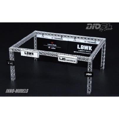 ミニカー/完成品 イノモデル 1/64 LBWK オートサロン ジオラマ 997