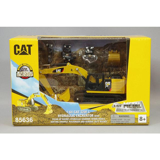 ダイキャストマスター 1/64 CAT 320FL 油圧ショベル 5アタッチメント付