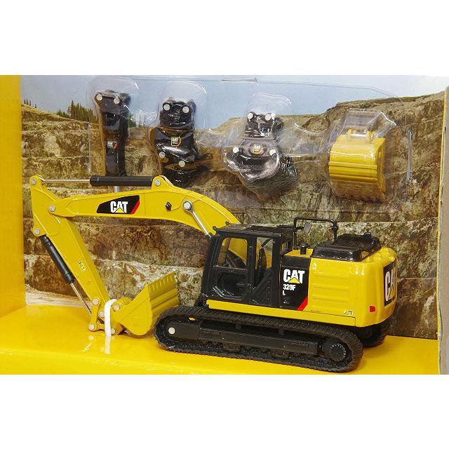 ダイキャストマスター 1/64 CAT 320FL 油圧ショベル 5アタッチメント付