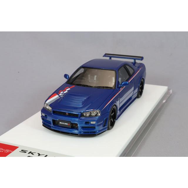 アイドロン 1/18 GT-R R34 S-tune ベイサイドブルー 完成品 アイドロン 1/18 日産 スカイラインGT-R (BNR34 ニスモ S-TUNE