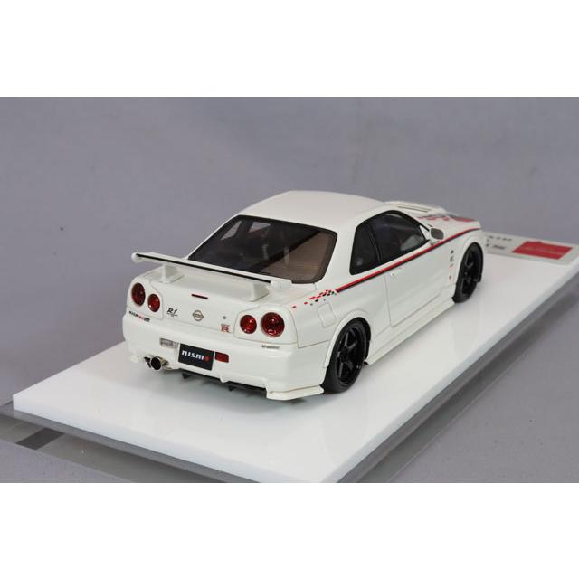 アイドロン　スカイライン　1／43 白色 アイドロン 1/43 日産 スカイライン GT-R BNR34 ニスモ R-tune