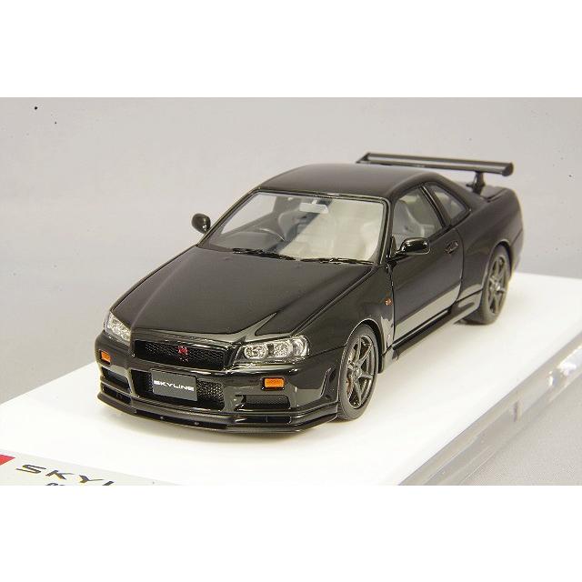 アイドロン 1/43 日産 スカイライン GT-R BNR34 V-SPEC 1999 ブラック