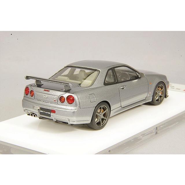 アイドロン　スカイライン　1／43 白色 アイドロン 1/43 日産 スカイライン GT-R BNR34 ニスモ R-tune
