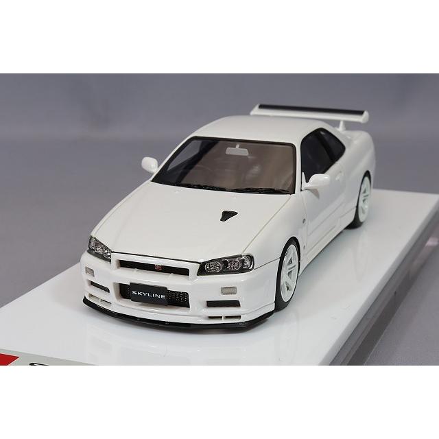 アイドロン1/43 LB-Works GT-R type2 パールホワイト アイドロン1/43