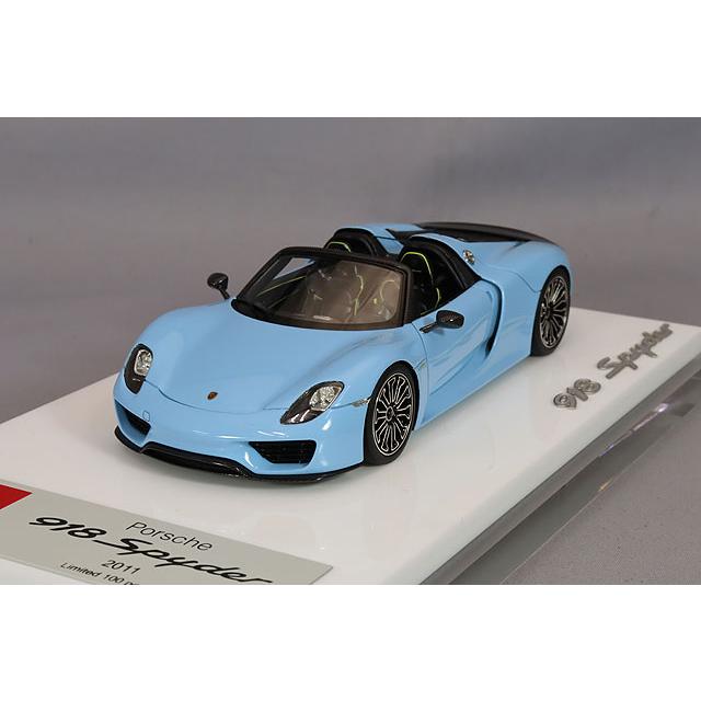 アイドロン 1/43 ポルシェ 918 スパイダー ガルフブルー