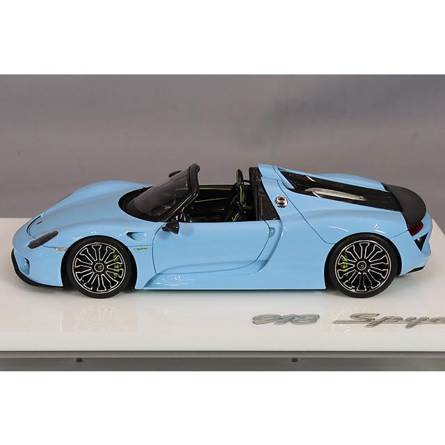 アイドロン 1/43 ポルシェ 918 スパイダー ガルフブルー (カーボン