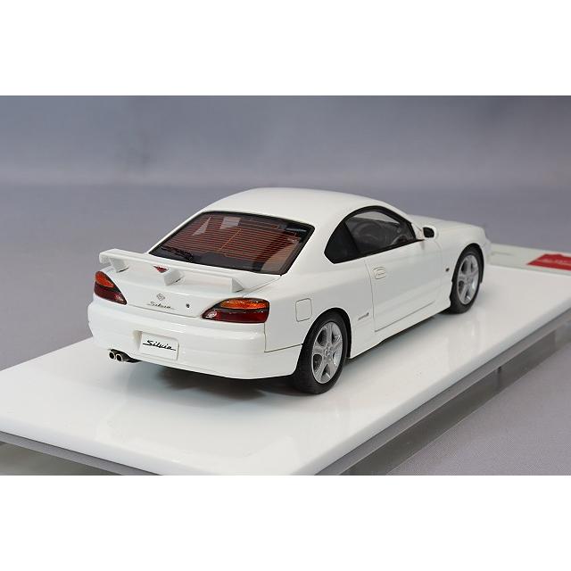 ミニカー/完成品 アイドロン 1/43 日産 シルビア S15 スペックR エアロ 1999 パールホワイト｜kidbox｜03