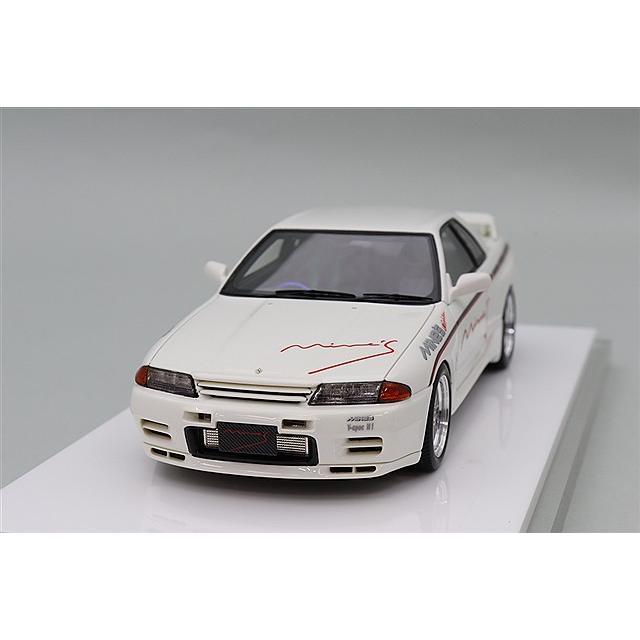 アイドロン 1/43 マインズ スカイライン GT-R (BNR32) N1 ホワイト/BBS