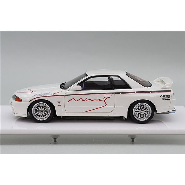 アイドロン 1/43 マインズ スカイライン GT-R (BNR32) N1 ホワイト/BBS
