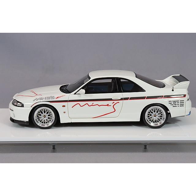 アイドロン 1/43 マインズ スカイライン GT-R (BCNR33) ホワイト