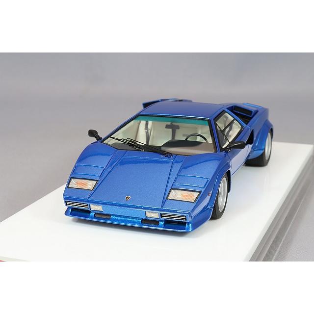 アイドロン 1/43 ランボルギーニ カウンタック LP5000S 1982 メタリックブルー (ホワイトインテリア) | 
