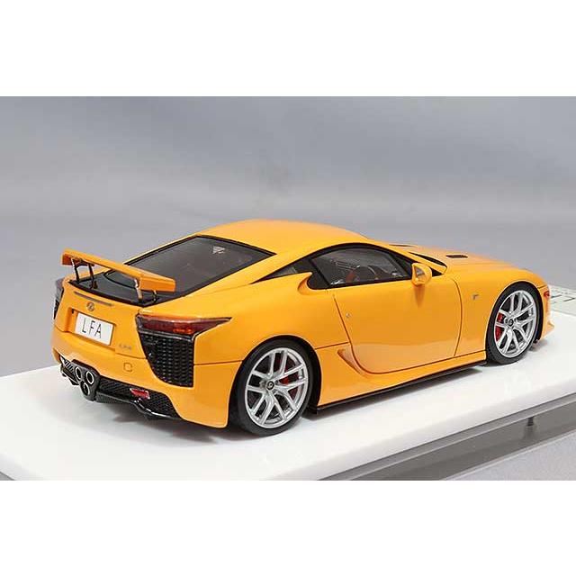 アイドロン 1/43 レクサス LFA 2010 リアウィングアップ オレンジ