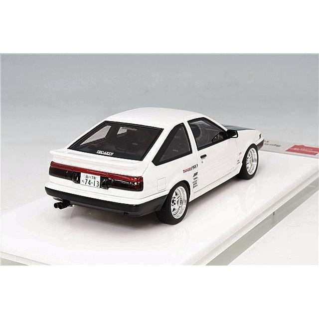 ★1/43★トヨタ スプリンター トレノ 3ドア★AE86★土屋圭市★ホワイト★ アイドロン 1/43 トヨタ スプリンタートレノ (AE86) 3ドア Tk-Street