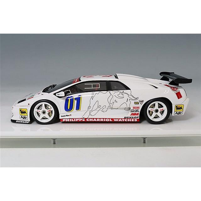 1/43 アイドロン　ディアブロレーシング1996 ランボルギーニロゴ　ホワイト アイドロン 1/43 ランボルギーニ ディアブロ SVR レーシング 1996