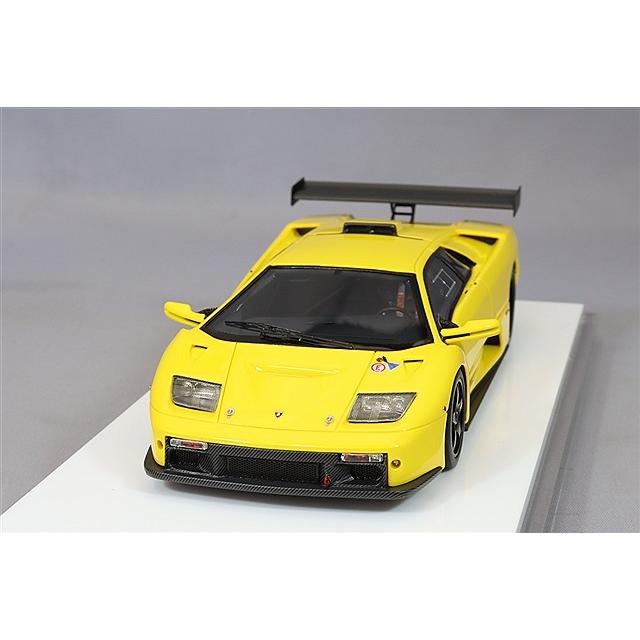り**様 アイドロン　1/43 ランボルギーニ　ディアブロ　GTR マットブラッ ランボルギーニ ディアブロ GTR 1999 イエロー【EM786A