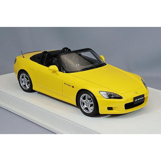 イエロー オープンカー ミニカー ホンダS2000 1/18ミニカー 新品 M85103 MH MOTORHELIX モーターヘリックス 1/18 ホンダ