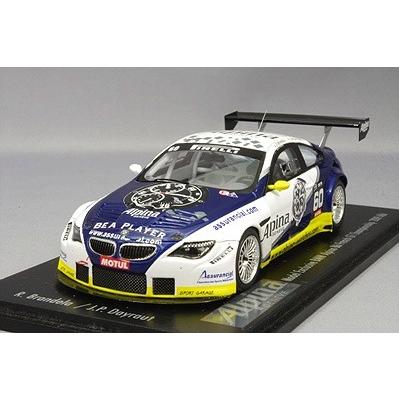 ミニカー/完成品 アルピナ チーム特注 スパーク 1/43 BMW アルピナ B6 2009 French GT Championship #60 D.Lunardi / R.Brandela