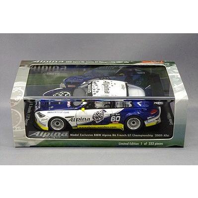 ミニカー/完成品 アルピナ チーム特注 スパーク 1/43 BMW アルピナ B6 2009 French GT Championship #60 D.Lunardi / R.Brandelaの画像