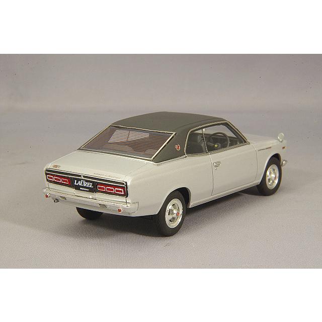 ミニカー/完成品 ENIF 1/43 日産 ローレル 2000GX 2ドア ハードトップ 1970年型 グランドシルバー レザートップ仕様の画像