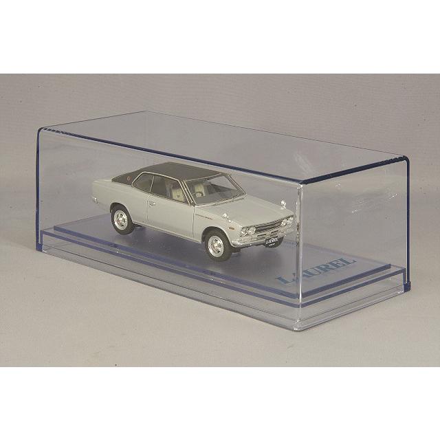 ミニカー/完成品 ENIF 1/43 日産 ローレル 2000GX 2ドア ハードトップ 1970年型 グランドシルバー レザートップ仕様の画像
