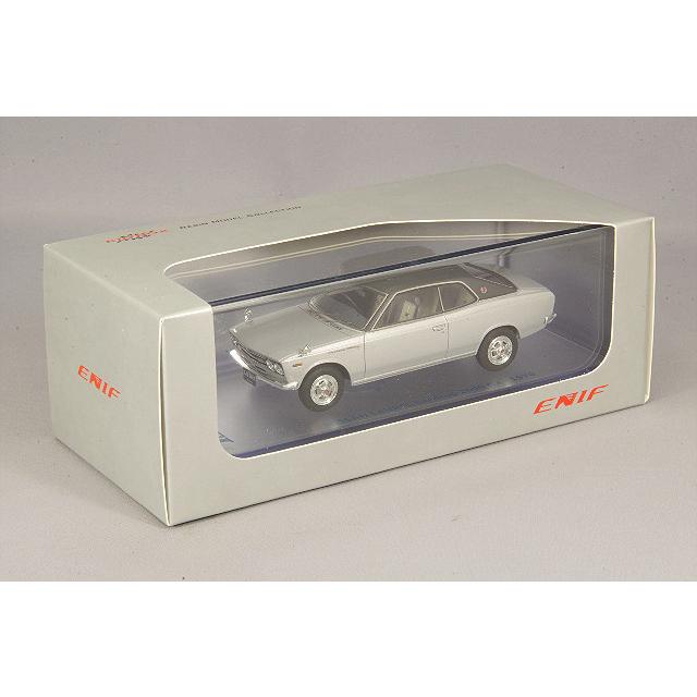ミニカー/完成品 ENIF 1/43 日産 ローレル 2000GX 2ドア ハードトップ 1970年型 グランドシルバー レザートップ仕様の画像