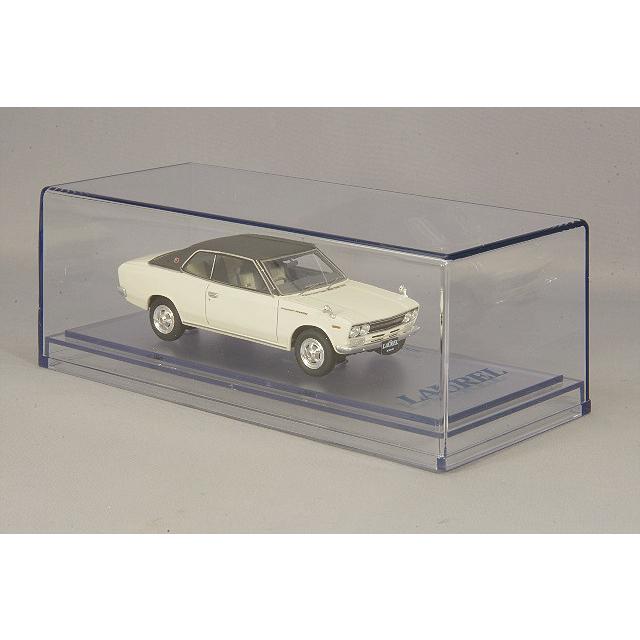ミニカー/完成品 ENIF 1/43 日産 ローレル 2000GX 2ドア ハードトップ 1970年型 アーベインホワイト レザートップ仕様の画像