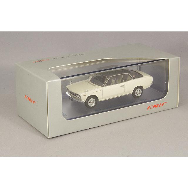 ミニカー/完成品 ENIF 1/43 日産 ローレル 2000GX 2ドア ハードトップ 1970年型 アーベインホワイト レザートップ仕様の画像