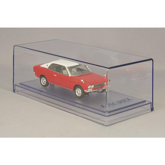 ミニカー/完成品 ENIF 1/43 日産 ローレル 2000GX 2ドア ハードトップ 1970年型 バイタルレッド レザートップ仕様の画像