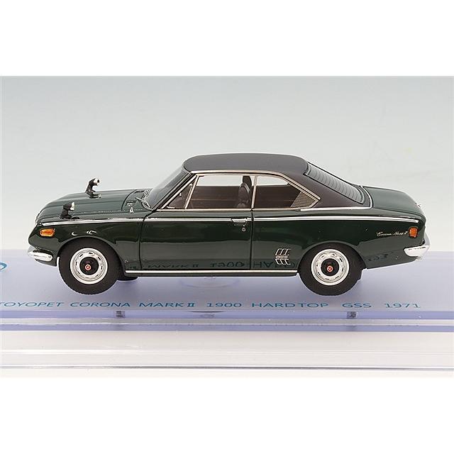 アオシン ブリキ トヨペット コロナマークII GSLハードトップ 大型43cm ENIF 1/43 トヨペット コロナ マークII 1900 ハードトップ GSS 1971年