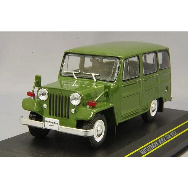 アンティーク・ミニカー　ジープ？ ミニカー/完成品 First43 1/43 三菱 ジープ 1961 グリーン : キッド