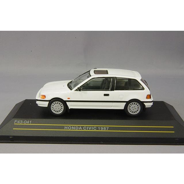 ミニカー/完成品 First43 1/43 ホンダ シビック 1987 EF型 ホワイト