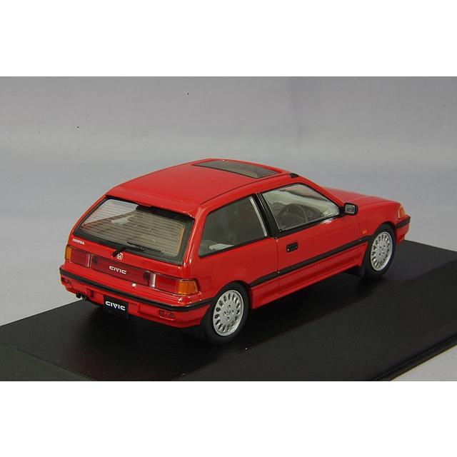 ミニカー/完成品 First43 1/43 ホンダ シビック 1987 EF型 レッド