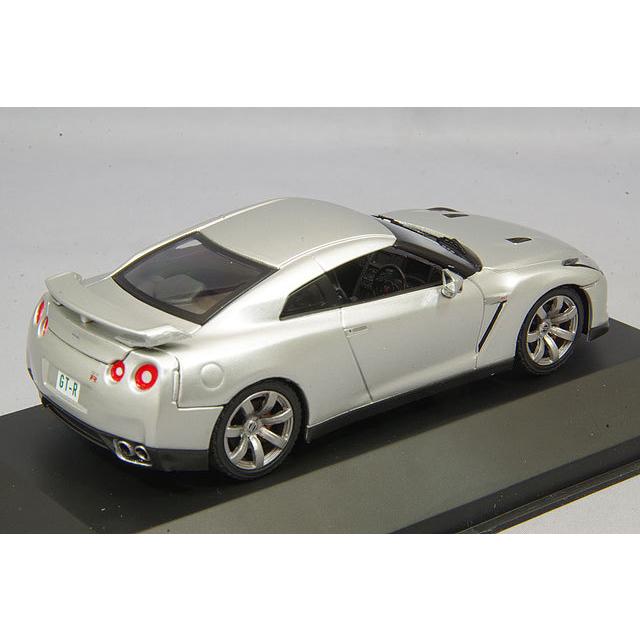 ミニカー/完成品 First43 1/43 日産 GT-R R35 2008 シルバー : キッド