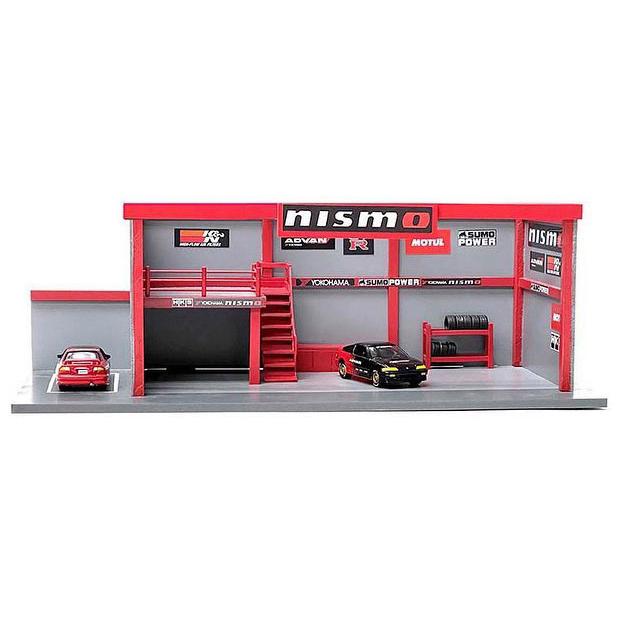 ミニカー/完成品 アメリカンジオラマ 1/64 ガレージ ジオラマ